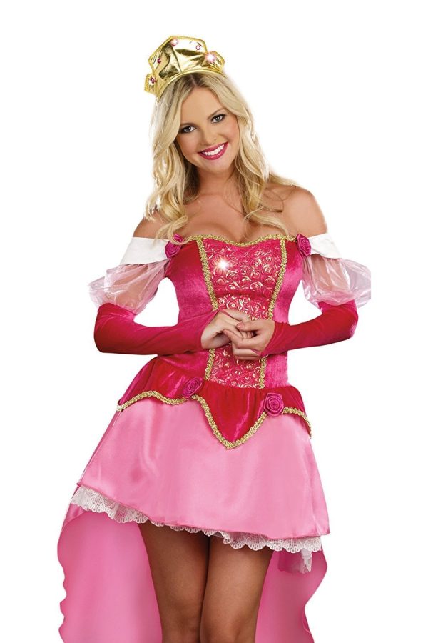 Fantasia Bela Adormecida Rosa Adulto Fantasia Bela Adormecida Rosa Adulto