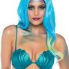 Fantasia Bustiê Adulto Feminino Pequena Sereia Ariel Sexy