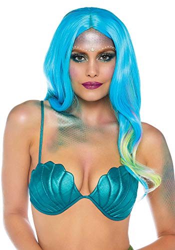 Fantasia Bustiê Adulto Feminino Pequena Sereia Ariel Sexy