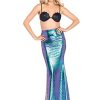 Fantasia Bustiê Adulto Feminino Pequena Sereia Ariel Sexy