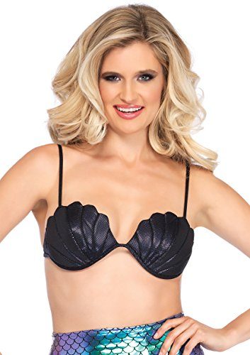 Fantasia Bustiê Adulto Feminino Pequena Sereia Ariel Sexy