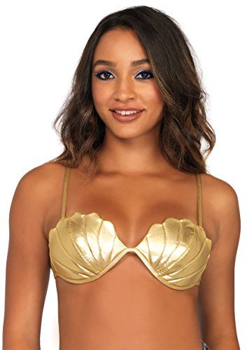 Fantasia Bustiê Adulto Feminino Pequena Sereia Ariel Sexy