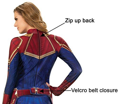 Fantasia Capitã Marvel Adulto Luxo Fantasia Capitã Marvel Adulto Luxo