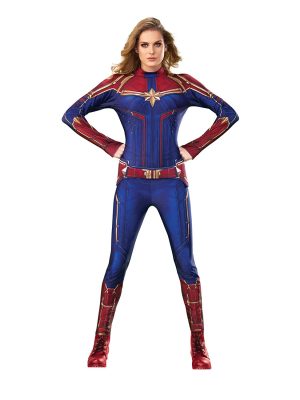 Fantasia Capitã Marvel Adulto Luxo Fantasia Capitã Marvel Adulto Luxo