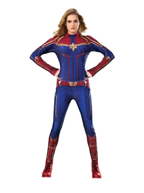 Fantasia Capitã Marvel Adulto Luxo Fantasia Capitã Marvel Adulto Luxo