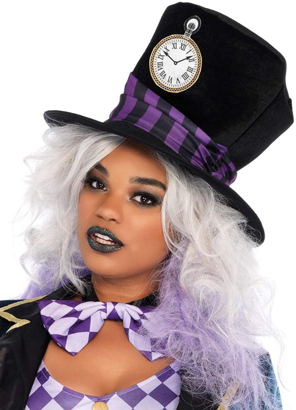 Fantasia Chapeleiro Maluco Adulto Alice no País das Maravilhas Luxo Feminino Extra Grande Fantasia Chapeleiro Maluco Adulto Alice no País das Maravilhas Luxo Feminino Extra Grande
