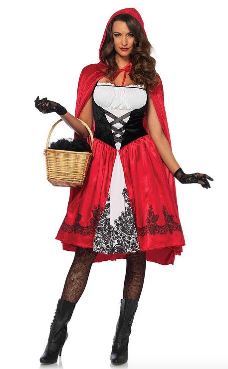 Fantasia Chapeuzinho Vermelho Adulto Feminino Luxo