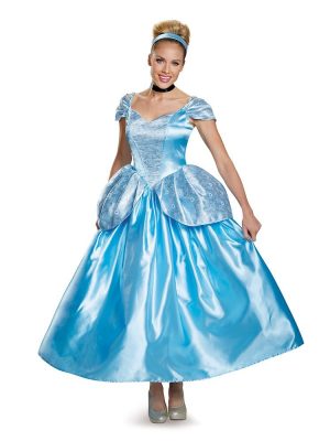 Fantasia Cinderela Adulto Clássica Luxo Fantasia Cinderela Adulto Clássica Luxo
