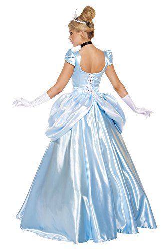 Fantasia Cinderela Adulto Luxo Clássica