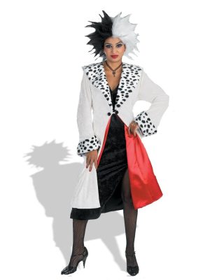 Fantasia Cruela Adulto Super Luxo 101 Dálmatas