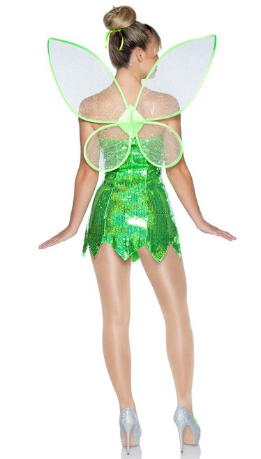 Fantasia da Sininho Sexy Adulto Vestido Fantasia da Sininho Sexy Adulto Vestido