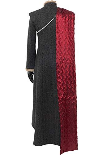 Fantasia Daenerys Targaryen Game of Thrones Cosplay Cinza Fantasia Daenerys Targaryen Game of Thrones Cosplay Cinza