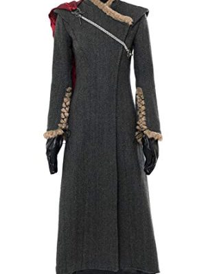 Fantasia Daenerys Targaryen Game of Thrones Cosplay Cinza Fantasia Daenerys Targaryen Game of Thrones Cosplay Cinza