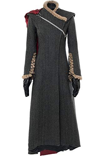Fantasia Daenerys Targaryen Game of Thrones Cosplay Cinza Fantasia Daenerys Targaryen Game of Thrones Cosplay Cinza