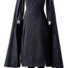 Fantasia Daenerys Targaryen Game of Thrones Cosplay Preto