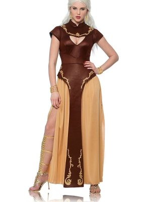Fantasia Daenerys Targaryen Khaleesi Game of Thrones Adulto Vestido Fantasia Daenerys Targaryen Khaleesi Game of Thrones Adulto Vestido