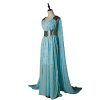 Fantasia Daenerys Targaryen Khaleesi Game of Thrones Adulto Vestido Azul