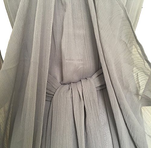 Fantasia Daenerys Targaryen Khaleesi Game of Thrones Adulto Vestido Cinza