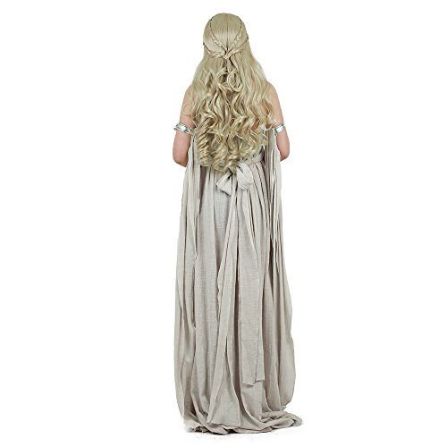 Fantasia Daenerys Targaryen Khaleesi Game of Thrones Vestido Adulto Fantasia Daenerys Targaryen Khaleesi Game of Thrones Vestido Adulto