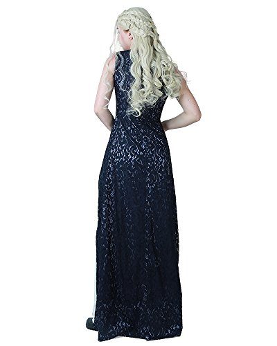 Fantasia Daenerys Targaryen Khaleesi Game of Thrones Vestido Azul Adulto