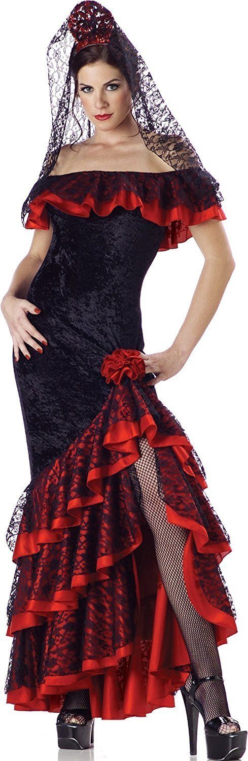Fantasia de Espanhola Adulto Luxo Fantasia de Espanhola Adulto Luxo