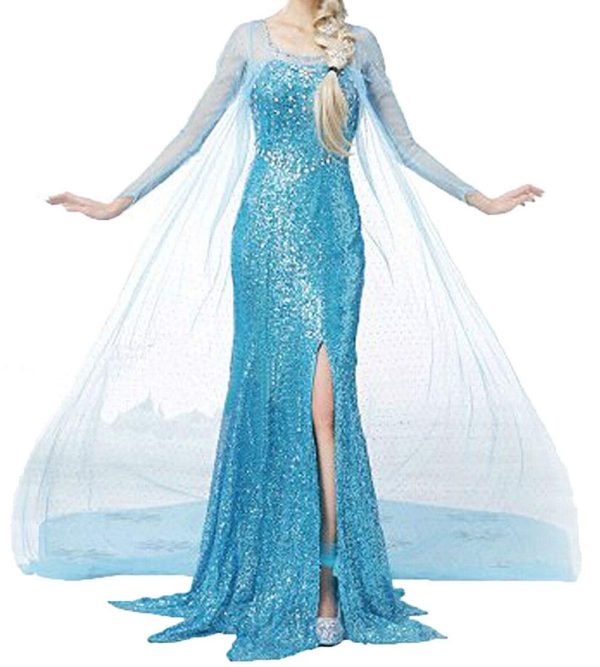 Fantasia Elsa Uma Aventura Congelante Adulto Clássica Fantasia Elsa Uma Aventura Congelante Adulto Clássica