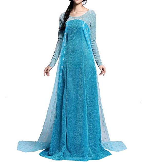 Fantasia Elsa Uma Aventura Congelante Clássica Adulto Fantasia Elsa Uma Aventura Congelante Clássica Adulto