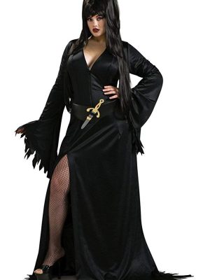 Fantasia Elvira a Rainha das Trevas Adulto Plus Fantasia Elvira a Rainha das Trevas Adulto Plus