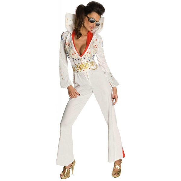 Fantasia Elvis Presley Adulto Feminina