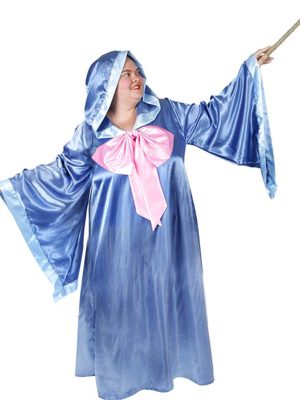 Fantasia Fada Madrinha Cinderela Adulto Extra Grande