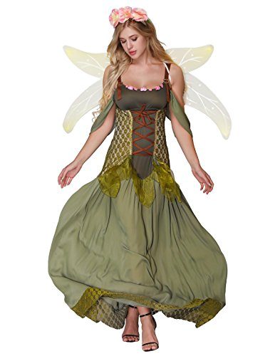Fantasia Fada Madrinha Princesa da Floresta Adulto Luxo