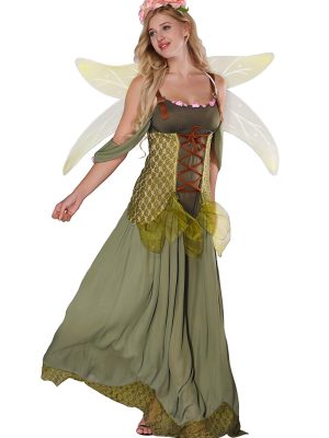 Fantasia Fada Madrinha Princesa da Floresta Adulto Luxo Fantasia Fada Madrinha Princesa da Floresta Adulto Luxo