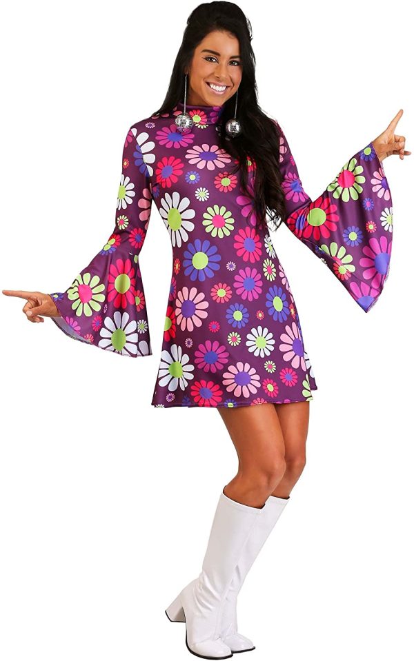 Fantasia Feminina Hippie Anos 70 Luxo Adulto Fantasia Feminina Hippie Anos 70 Luxo Adulto