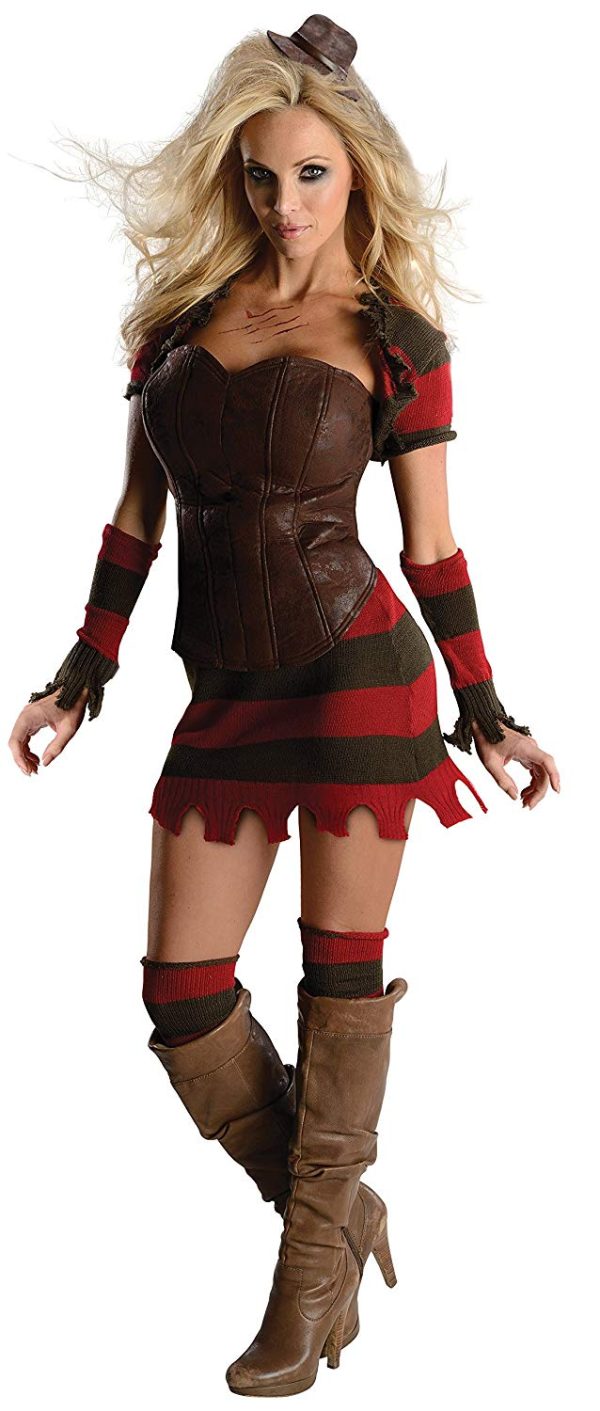Fantasia Freddy Krueger Adulto Feminino Sexy Fantasia Freddy Krueger Adulto Feminino Sexy