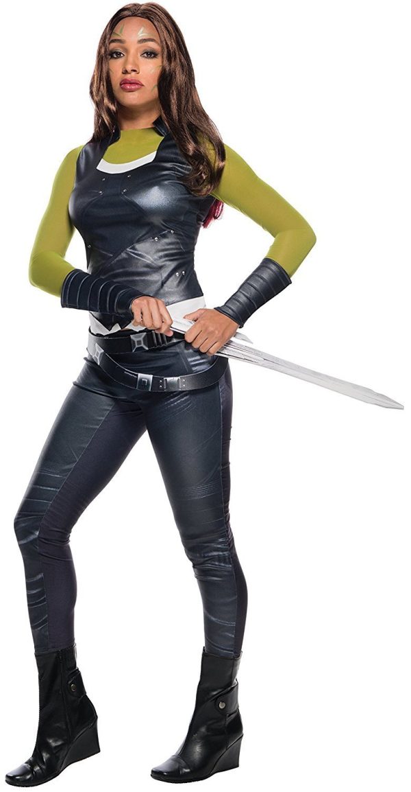 Fantasia Gamora Guardiões da Galáxia 2 Adulto Luxo Fantasia Gamora Guardiões da Galáxia 2 Adulto Luxo