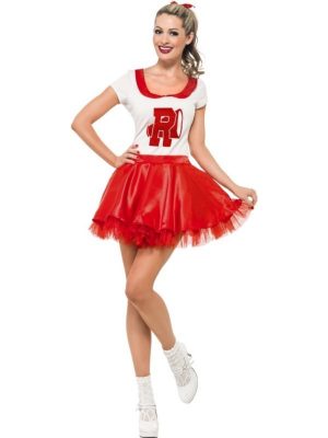 Fantasia Grease Rydell High Cheerleader Adulto