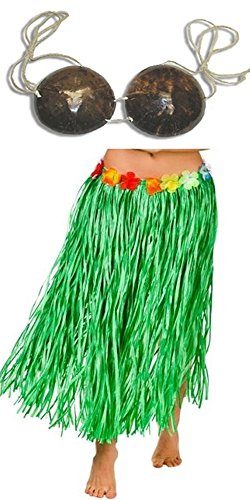 Fantasia Havaiana Conjunto Clássico Adulto Fantasia Havaiana Conjunto Clássico Adulto