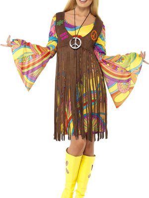 Fantasia Hippie Adulto Groovy Hippie Fantasia Hippie Adulto Groovy Hippie