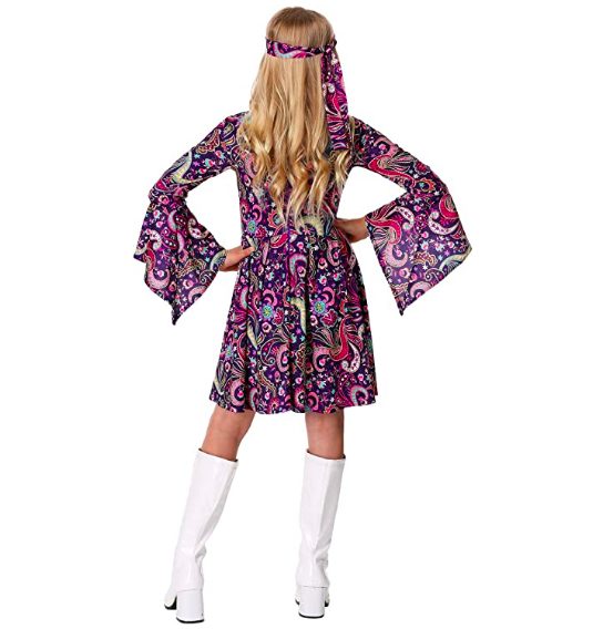 Fantasia Infantil Hippie Lilás Fantasia Infantil Hippie Lilás