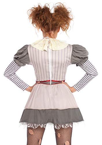 Fantasia IT de Palhaço Assustador Adulto Feminino Fantasia IT de Palhaço Assustador Adulto Feminino