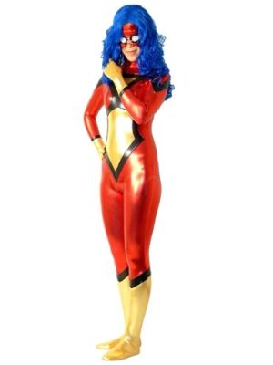 Fantasia Jessica Drew Mulher Aranha Adulto Feminino Fantasia Jessica Drew Mulher Aranha Adulto Feminino
