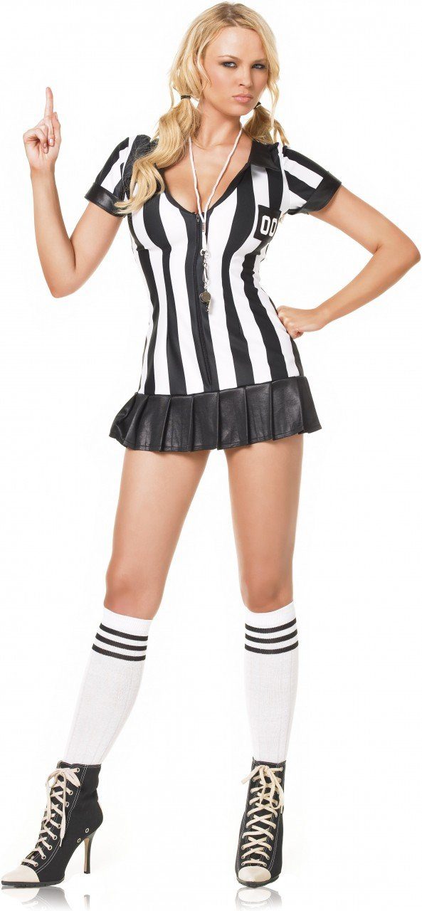 Fantasia Juíza de Futebol Adulto Feminino Sexy Fantasia Juíza de Futebol Adulto Feminino Sexy