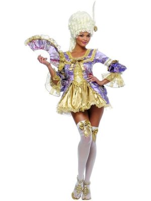 Fantasia Maria Antonieta Adulto Luxo Lilás Fantasia Maria Antonieta Adulto Luxo Lilás