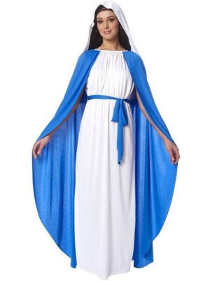 Fantasia Maria mãe de Jesus Adulto Fantasia Maria mãe de Jesus Adulto