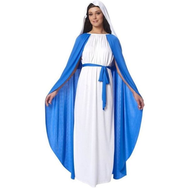 Fantasia Maria mãe de Jesus Adulto Fantasia Maria mãe de Jesus Adulto