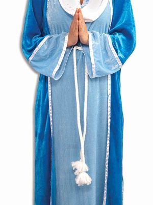 Fantasia Maria mãe de Jesus Adulto Luxo Fantasia Maria mãe de Jesus Adulto Luxo