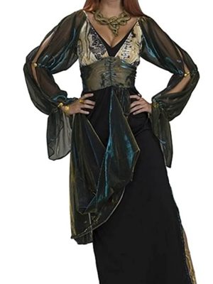 Fantasia Medusa Adulto Clássica Luxo Fantasia Medusa Adulto Clássica Luxo