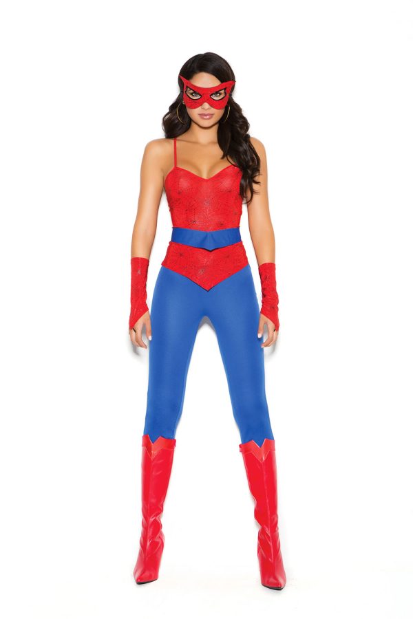 Fantasia Mulher Aranha do Homem Aranha Feminino Adulto Clássica Fantasia Mulher Aranha do Homem Aranha Feminino Adulto Clássica