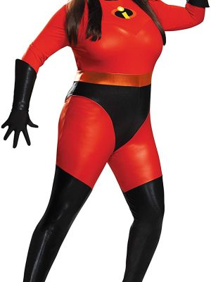 Fantasia Mulher Elástica Sra Incrível Os Incríveis Extra Grande Fantasia Mulher Elástica Sra Incrível Os Incríveis Extra Grande