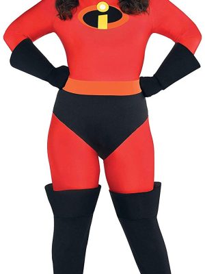 Fantasia Mulher Elástica Sra Incrível Os Incríveis Luxo Extra Grande Fantasia Mulher Elástica Sra Incrível Os Incríveis Luxo Extra Grande